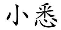 小悉的解释