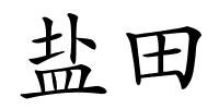 盐田的解释