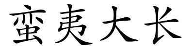 蛮夷大长的解释