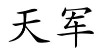 天军的解释