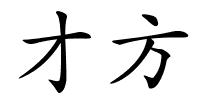 才方的解释