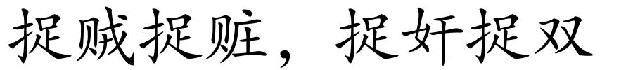 捉贼捉赃，捉奸捉双的解释