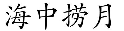 海中捞月的解释