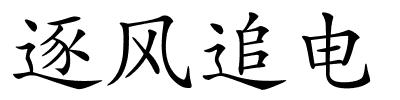 逐风追电的解释