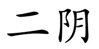 二阴的解释