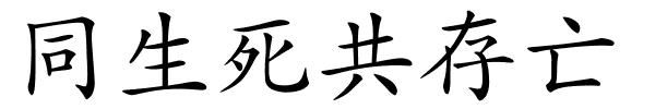 同生死共存亡的解释