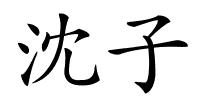 沈子的解释