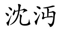 沈沔的解释