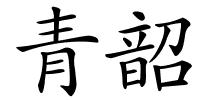 青韶的解释