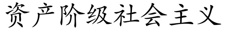 资产阶级社会主义的解释