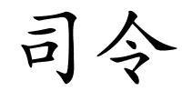 司令的解释