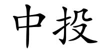 中投的解释