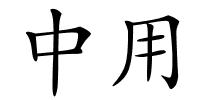 中用的解释