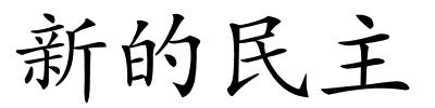 新的民主的解释