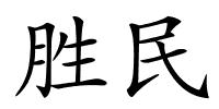 胜民的解释