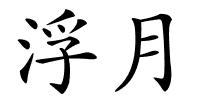 浮月的解释