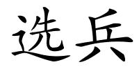 选兵的解释