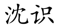 沈识的解释