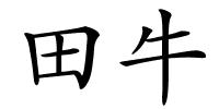 田牛的解释