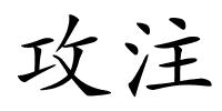 攻注的解释