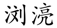 浏湸的解释