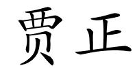 贾正的解释