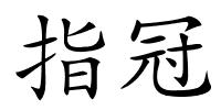 指冠的解释