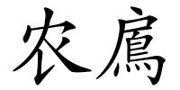 农鳸的解释