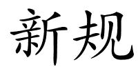 新规的解释