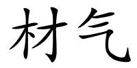 材气的解释