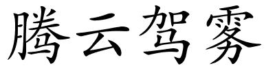 腾云驾雾的解释