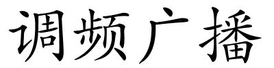 调频广播的解释