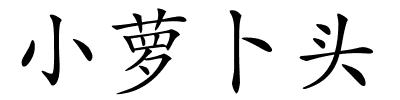 小萝卜头的解释