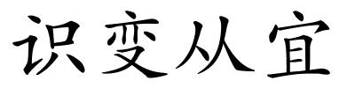 识变从宜的解释