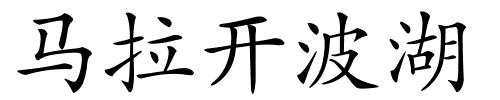 马拉开波湖的解释