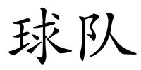 球队的解释