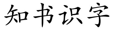 知书识字的解释