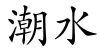 潮水的解释