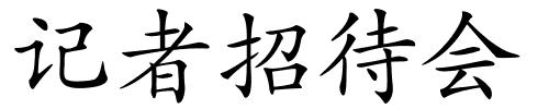 记者招待会的解释