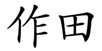 作田的解释