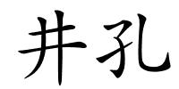 井孔的解释