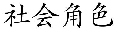 社会角色的解释