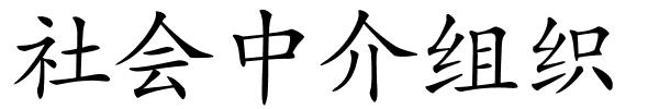 社会中介组织的解释