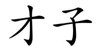 才子的解释