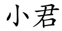 小君的解释