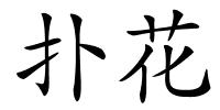 扑花的解释