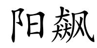 阳飙的解释