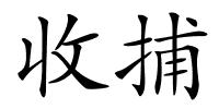 收捕的解释