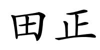 田正的解释