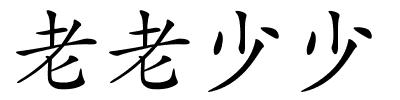 老老少少的解释